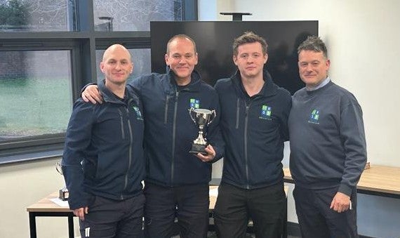 Houghton-le-Spring won the First Aid Trophy