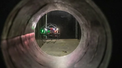 Drone confined space flight