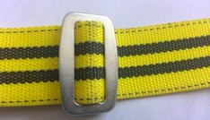 Buckle on a safety harness