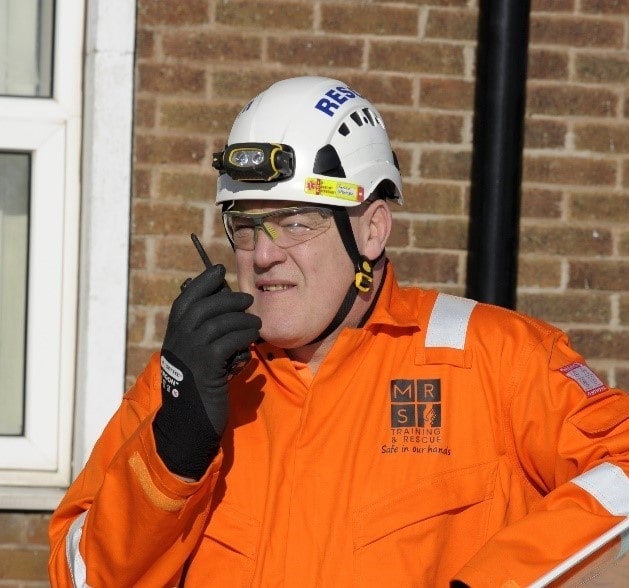 Example of PPE being worn