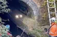 Navigating the drone through the culvert