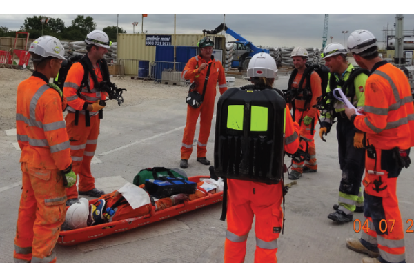 MRS team providing emergency rescue planning training