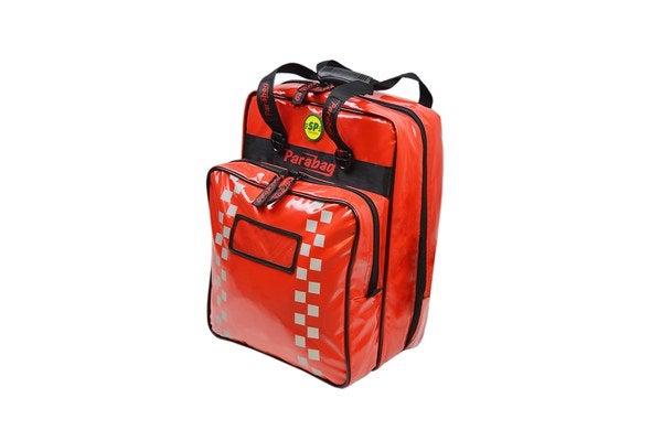 First Aid Grab Bag red