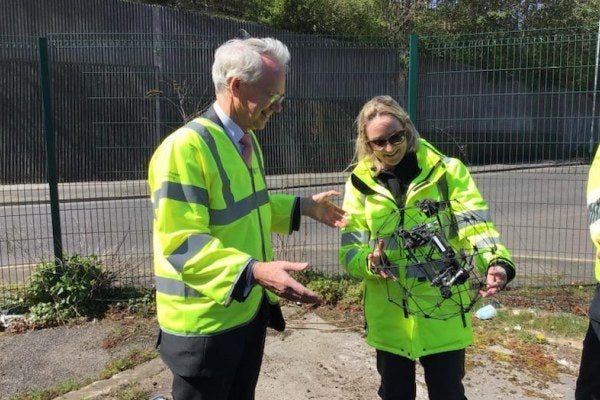 Environment Agency getting up close with the drone