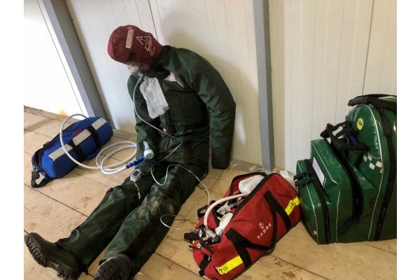 Specialist equipment required for Advanced First Aid training