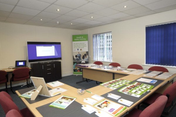 Example of an MRS Training & Rescue classroom used for IOSH training 