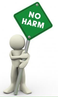 No harm sign